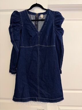 rebecca taylor la vie denim dress La Vie by Rebecca Taylor Denim Shift Dress Size M
